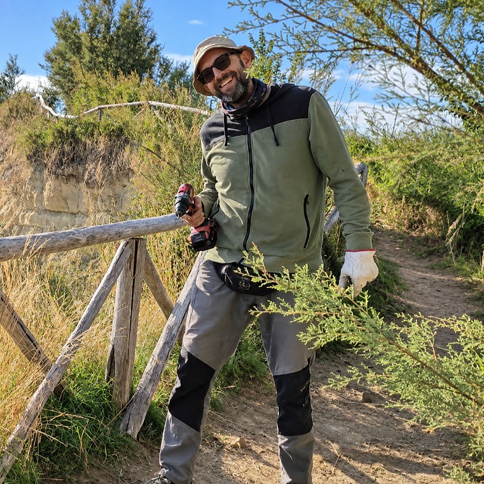 Davide Galeazzi caposquadra dottore in agraria